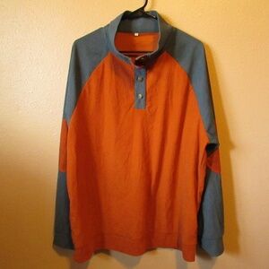 Men's Two-Tone Pullover Shirt Jacket